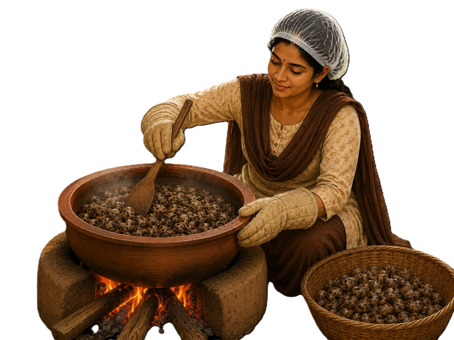 Traditional Pot frying